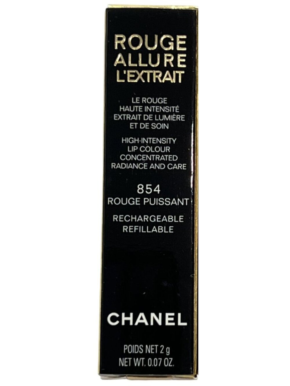 Chanel Rouge Allure L'Extrait High Intensity Refillable Lip Colour in 854 Rouge